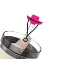 thumbnail image 3 of Lanyard Chapeau de Cowboy Housse en Paille de Silicone - Réutilisable pour Tasses, 3 of 6