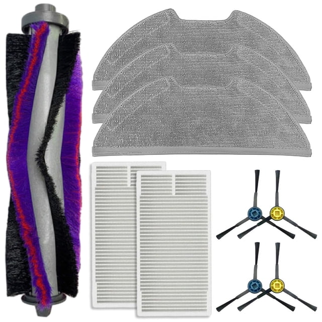Main Side Brush Filter Mop Cloth For Midea M9 For Eureka NERE10s E10S For Obode A8 Vacuum Cleaner Accessories