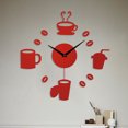 thumbnail image 3 of Up to 65% off Kitchen Gadgets Frameless DIY Wall Mute Clock 3D Mirror Surface Sticker Home Office Decor Kitchen Organizers and Storage, 3 of 4
