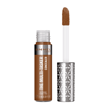 Rimmel Multi-Tasker Concealer, large soft wand, blendable formula, full coverage, crease-proof, transfer-proof & waterproof, 100% Cruelty-Free