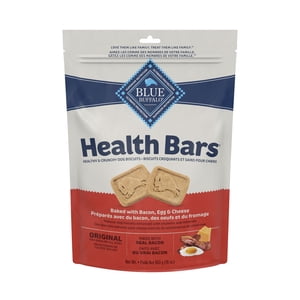 Blue Buffalo Health Bars Crunchy Dog Biscuits, Bacon, Egg & Cheese