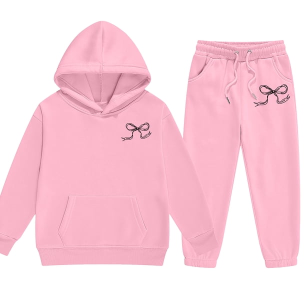 Staki Girls Sweatshirt And Pants Set Sweatpants Set - 2 Piece