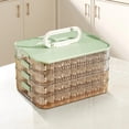 thumbnail image 2 of Hearth & Gear Cookie Container 4 Freezer Food Storage Containers With Lids Transparent Stackable Dumpling Sealing For Kitchen And Fridge Baking Containers Storage Set Small Lunch Containers Home Edit, 2 of 5
