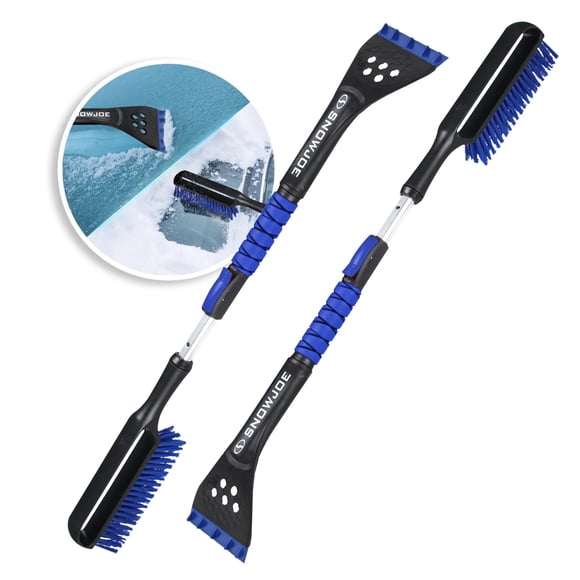 Snow Joe 42-Inch Extendable Snow Brush and Ice Scraper, 2-Pack