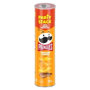 Pringles Potato Chips Stack de fête fromage Cheddar 203 g
