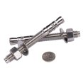 thumbnail image 4 of ORUYROP Ancre en Coin en Acier Inoxydable 1/2 Pouces X 4-1/2 Pouces (5 Pcs), Acier Inoxydable 18-8, 4 of 7