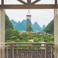 thumbnail image 4 of Outdoor Garden Wind Chimes Metal 12-Pipe Wind Chime Balcony Outdoor Courtyard Wall Clock, 4 of 5
