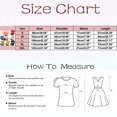 thumbnail image 3 of JIRNDf T-Shirt pour Femmes Hauts Tendance Été Imprimé Floral Col Rond Décontracté Manches Courtes Confortable Élégant Mignon T-Shirts Graphiques pour Femmes Chemises Noir TTG, 3 of 4