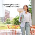 thumbnail image 4 of Simple Modern Gobelet en Plastique avec Paille et Couvercle / Tasse de Café Glacé Réutilisable Tasse à Smoothie / Cadeaux pour Femmes et Hommes / Collection Classique / 24 Oz / Verre de Mer Sauge, 4 of 7