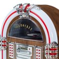 thumbnail image 3 of Arkrocket Taurus II Jukebox Lecteur de Disques Vinyles Bluetooth USB Lecteur SD CD Radio Rétro Plateau Tournant Classique Jukebox (Taurus II - Chêne Foncé), 3 of 5