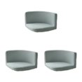 thumbnail image 1 of kurtrusly Trilateral Chair Covers Wide Application And Strong Elastic Chair Protection Made Easy Polyester Cover Chairs Decoration Silver gray 3Set, 1 of 6