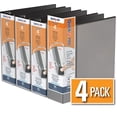 thumbnail image 1 of QuickFit® Pro Heavy Duty Single Touch Pin-Lock® View Binder, 4 Pack, 4", 1 of 3