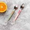 thumbnail image 3 of Double Head Silicone Food Spoon and Scraper Soft Feeding Training Utensil with Storage Portable Lightweight Design for Easy Grip Self Feeding, 3 of 3