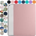 thumbnail image 1 of iPad Mini 3 2014 Mini 2 2013 Mini 1 2012 7.9 Inch [ Mini 3rd 2nd 1st ] Gen A1599 A1489 A1432 MH3F2LL/A MH3G2LL/A MH3E2LL/A Trifold Slim Smart TPU Transparent Back Cover - Rose Gold, 1 of 6