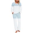 thumbnail image 2 of Rbaofujie Pyjama d'Automne pour Femmes Ensemble de Pyjama Décontracté à Imprimé Dégradé Haut et Pantalon pour Dames Ensemble de Pyjama pour Femmes, 2 of 6