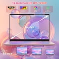 thumbnail image 3 of Auusda Portable 16 Pouces pour la Maison, Win11 Pro Bur, Core i3 1000NG4, 16 Go de RAM DDR4 1 To SSD, Rétroéclairage, Ordinateur Portable Fingerprisiness, Caméra Web, Rose, 3 of 9
