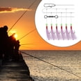 thumbnail image 3 of 6 Pcs Sea/Freshwater Fishing Sabiki Rigs String Hook Flash Luminous String Hook, 3 of 5