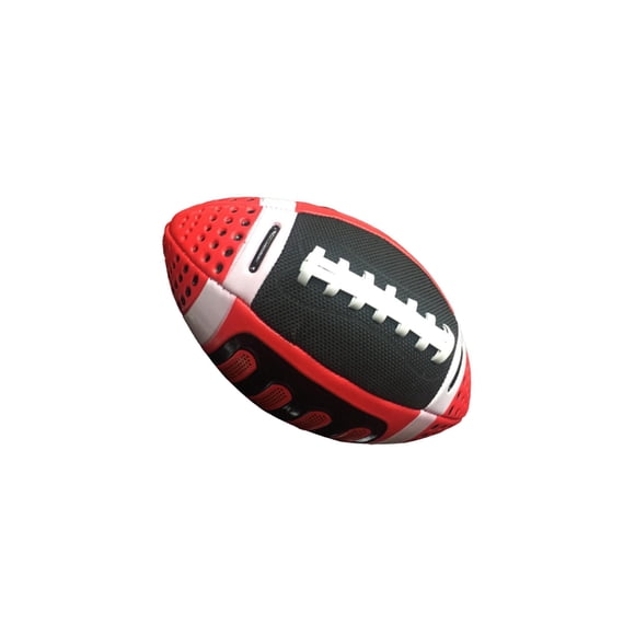 relayinert Kids Rugby Ball Gift Portable Soccer Rugby Outdoor Indoor Ball Sports 3 Size Red 11x22cm