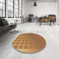 thumbnail image 4 of Ahgly Company Machine Washable Indoor Rectangle Transitional Orange Area Rugs, 5' x 7', 4 of 7