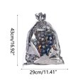 thumbnail image 2 of Christmas Decorations Clearance！Drawstring Christmas Gift Bag Candy Party Santa Snowman Wrapping Bag Plastic Bag, 2 of 2