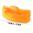 thumbnail image 2 of Product category Tableware - Product title Spill Proof Kitchenware Round Edge Diversion Device Silicone Funnel Diversion Liquid Nozzles Gray Yellow, 2 of 6