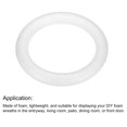 thumbnail image 5 of Unique Bargains 5.6 Inch Foam Wreath Forms Round Craft Rings for DIY Art Crafts Pack of 3, 5 of 5