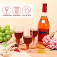thumbnail image 4 of 100 Pcs Plastic Wine Glasses with Stem 6oz Plastic Wine Cups for Parties Disposable Stackable, Wedding Picnics(Simple Style,Clear), 4 of 7