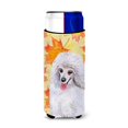 thumbnail image 1 of Carolines Treasures BB9944MUK Medium White Poodle Fall Michelob Ultra Hugger, 1 of 1