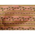 thumbnail image 4 of oneOone Tissu Popeline de Coton Rayé/feuilles & Imprimé Floral BTY 56 Pouces de Large, 4 of 4