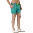 thumbnail image 4 of INSPIRE CHIC Men's Quick Dry Swim Trunks Lightweight Polyester Board Shorts with Mesh Lining 34 Light Blue, 4 of 7