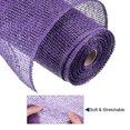 thumbnail image 3 of Unique Bargains PP Burlap Mesh 10' x 10 Yards Decorative Wrapping Ribbon, Purple 1 Roll, 3 of 5