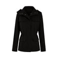 thumbnail image 4 of Innerwin Outwear Lapel Women Military Jacket Fall Solid Color Slim Fit Coat Black M, 4 of 9