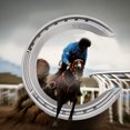 thumbnail image 3 of Ensemble de Fer à Cheval en Alliage d'Aluminium Robuste Antidérapant Accessoire de Course de Chevaux 4 Pcs, 3 of 7