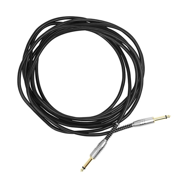 Langgg Guitar Pedal Audio Cable Musical Instrument Cord 6.35mm Electric Box Guitars Effect Wire Connector for Playing 300cm