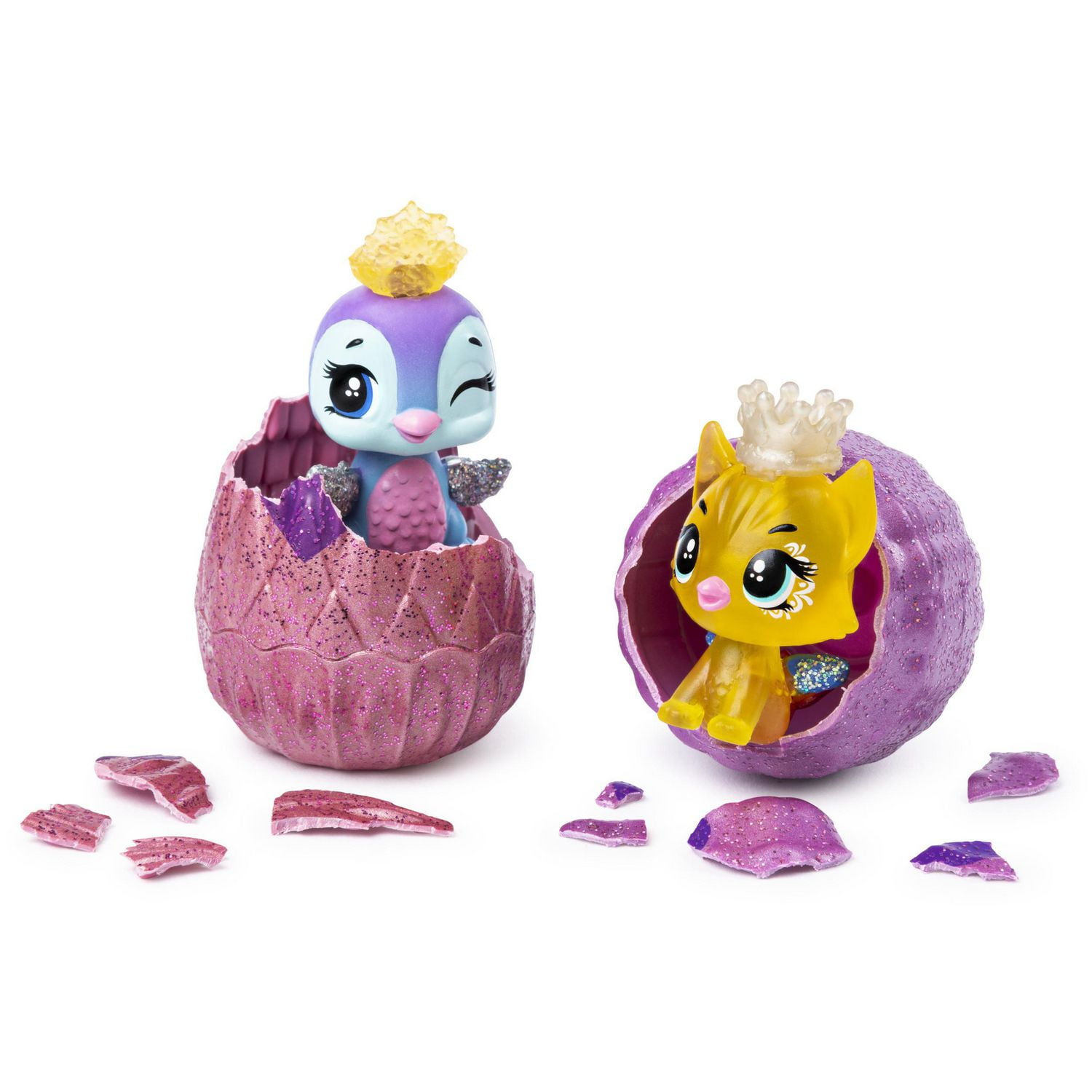 Hatchimals CollEGGtibles, Pack de 2 Famille royale avec un trône et 2 accessoires, pour les enfants à partir de 5 ans