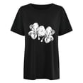 thumbnail image 2 of TopLLC St. Patrick's Day Patricks Day Chemises pour Femmes Hauts de Sarrau St Patricks Day Mode pour Dames St. Imprimé Manches Courtes Col Rond Chemise Femme Décontractée Ample, 2 of 4