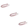 thumbnail image 1 of Transemion Sangle de Lunettes Antidérapante Extensible Universelle Corde de Retenue Sportive Rouge 26.77 Pouces 3Set, 1 of 6