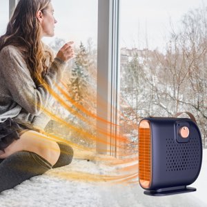 TIMIFIS Space Heater Home Essentials Creative Heaper Bureau Vertical et Horizontal à double usage Hot Fan House Petit Heaster