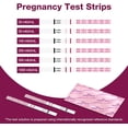 thumbnail image 3 of Easy@Home Early Detection Pregnancy Test Strips – Detect hCG 25 mIU/mL – Instant Home Urine Pregnancy Test Strips, 10 Count, 3 of 8