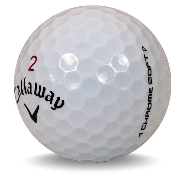 Mulligan 48-Pack Callaway Chrome Soft Used Recycled Golf Balls, 5A Grade