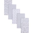 thumbnail image 1 of Gerber - Flannel Receiving Blanket - Neutral - Sheep - 5 Pack, 1 of 4