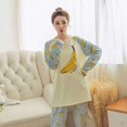 thumbnail image 4 of Pyjama Femme Tenue de Maison Ensemble de Vêtements de Nuit Pyjama D m, 4 of 6