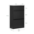 thumbnail image 3 of SoBuy Armoire à Chaussures Étagère à Chaussures Rangement Organisateur FSR165-SCH, 3 of 7