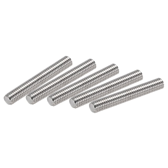 Unique Bargains M6 x 40mm Fully Threaded Rod 304 Stainless Steel Right Hand Threads 15 Pack