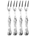 thumbnail image 1 of Leeber 86003 Elegance Silver Plate Rim Fork, 5.25 in. - Set of 4, 1 of 1