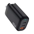 thumbnail image 1 of Usb C To Usb C Fast Charging Cable 65W Gan Charger Usb C Fast Charger Pd 3.0 Charger Foldable Wall Charger Compatible for Cell Phones Tablets Laptops Headphones, 1 of 5