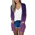 thumbnail image 2 of Jsaierl Fall Cardigans for Women Plus Size Open Front Cardigan Dressy Casual Long Sleeve Cardigan Sweaters Gradient Print Lightweight Kimono with Pockets, 2 of 4