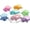B, variante sur Nilvkv Mini Jouets Tortue Sans Tortue Mini Animaux en Résine Mignonne Tortue Mini Figurines en Résine pour Bricolage Paysages de Jardin Maisons de Poupées Plantes en Pot Décorations