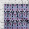 thumbnail image 1 of oneOone Tissu Popeline de Coton Rayé & Paisley Imprimé Ikat 42 Pouces de Large, 1 of 4