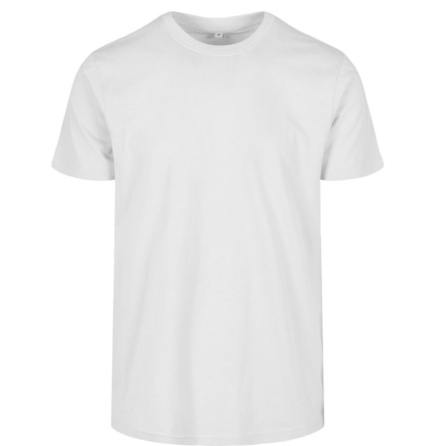 Build Your Brand T-Shirt Basique à Col Rond pour Hommes